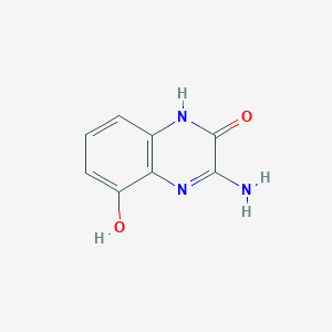 molecular formula C8H7N3O2 B1591727 3-氨基-5-羟基喹喔啉-2(1H)-酮 CAS No. 659729-85-8