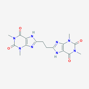 molecular formula C16H18N8O4 B159173 Theophylline, 8,8'-ethylenebis- CAS No. 1784-67-4