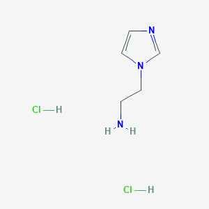 molecular formula C5H10ClN3 B1591731 2-(1H-imidazol-1-yl)ethanamine dihydrochloride CAS No. 93668-43-0
