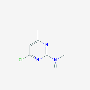 molecular formula C6H8ClN3 B1591732 4-氯-N,6-二甲基嘧啶-2-胺 CAS No. 5738-15-8