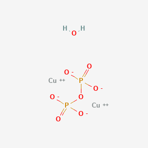 molecular formula Cu2H2O8P2 B1591739 Cupric pyrophosphate monohydrate CAS No. 304671-71-4