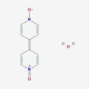 4-(1-Oxidopyridin-4-ylidene)pyridin-1-ium 1-oxide;hydrate