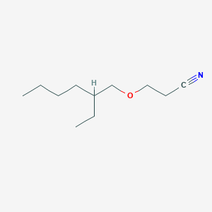molecular formula C11H21NO B159175 3-((2-乙基己基)氧基)丙腈 CAS No. 10213-75-9