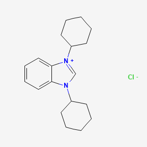 molecular formula C19H27ClN2 B1591751 1,3-二环己基苯并咪唑氯 CAS No. 1034449-15-4