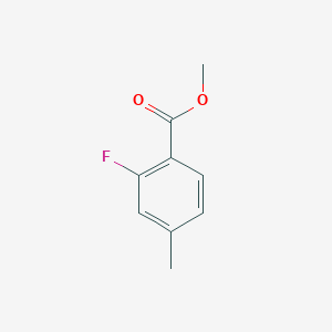 molecular formula C9H9FO2 B1591760 Methyl 2-fluoro-4-methylbenzoate CAS No. 74733-29-2