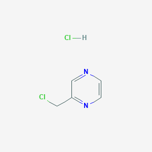 molecular formula C5H6Cl2N2 B1591761 2-(氯甲基)吡嗪盐酸盐 CAS No. 210037-98-2
