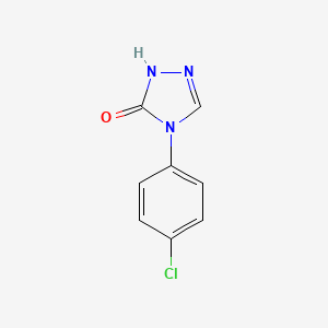 molecular formula C8H6ClN3O B1591763 4-(4-Chlorophenyl)-1H-1,2,4-triazol-5(4H)-one CAS No. 5097-86-9