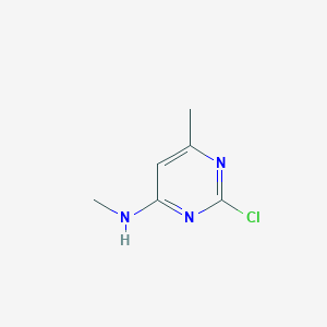 molecular formula C6H8ClN3 B1591765 2-氯-N,6-二甲基嘧啶-4-胺 CAS No. 3569-33-3