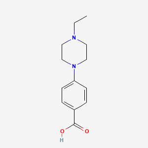molecular formula C13H18N2O2 B1591768 4-(4-Ethylpiperazin-1-YL)benzoic acid CAS No. 784130-66-1