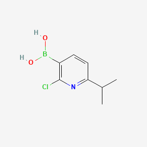 molecular formula C8H11BClNO2 B1591771 2-氯-6-异丙基吡啶-3-硼酸 CAS No. 1003043-37-5