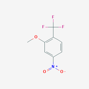 molecular formula C8H6F3NO3 B1591775 2-甲氧基-4-硝基-1-(三氟甲基)苯 CAS No. 453560-74-2