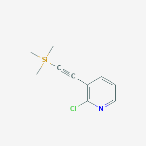 molecular formula C10H12ClNSi B1591780 2-Chloro-3-trimethylsilanylethynyl-pyridine CAS No. 470463-35-5