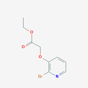 molecular formula C9H10BrNO3 B1591782 Ethyl [(2-bromopyridin-3-yl)oxy]acetate CAS No. 850349-18-7