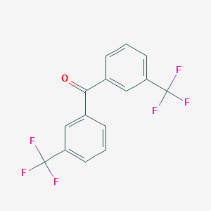 molecular formula C15H8F6O B159179 3,3'-Bis(trifluoromethyl)benzophenone CAS No. 1868-00-4