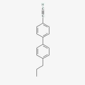 molecular formula C17H16 B1591791 4-Ethynyl-4'-propyl-1,1'-biphenyl CAS No. 360768-57-6