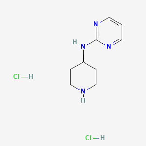 molecular formula C9H16Cl2N4 B1591793 N-(Piperidin-4-yl)pyrimidin-2-amine dihydrochloride CAS No. 63260-58-2
