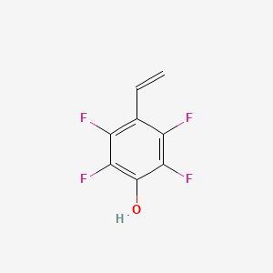 molecular formula C8H4F4O B1591803 4-Hydroxy-2,3,5,6-tetrafluorostyrene CAS No. 385422-30-0