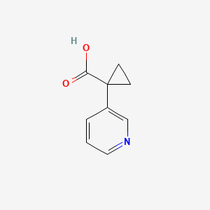 molecular formula C9H9NO2 B1591806 1-(Pyridin-3-yl)cyclopropanecarboxylic acid CAS No. 610791-39-4
