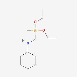 molecular formula C12H27NO2Si B1591808 (N-CYCLOHEXYLAMINOMETHYL)METHYLDIETHOXYSILANE CAS No. 27445-54-1