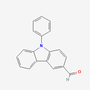 molecular formula C19H13NO B1591810 9-Phenyl-9H-carbazole-3-carbaldehyde CAS No. 87220-68-6