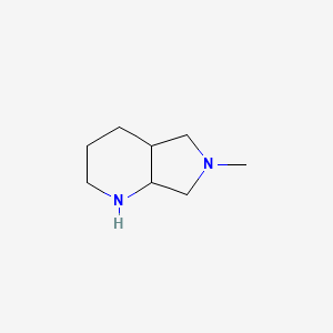 molecular formula C8H16N2 B1591816 6-Methyloctahydro-1H-pyrrolo[3,4-b]pyridine CAS No. 885959-20-6