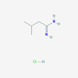 molecular formula C5H13ClN2 B1591817 3-Methylbutanimidamide hydrochloride CAS No. 57297-27-5