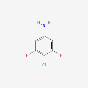 molecular formula C6H4ClF2N B1591819 4-Chloro-3,5-difluoroaniline CAS No. 2613-33-4