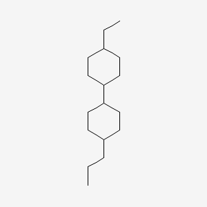 molecular formula C17H32 B1591827 (trans,trans)-4-Ethyl-4'-propyl-1,1'-bi(cyclohexane) CAS No. 96624-41-8