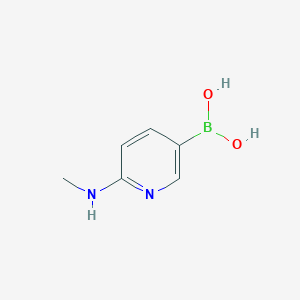 molecular formula C6H9BN2O2 B1591832 (6-(Methylamino)pyridin-3-yl)boronic acid CAS No. 774170-15-9