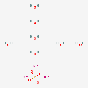 B1591833 Potassium phosphate, tribasic, heptahydrate CAS No. 22763-02-6