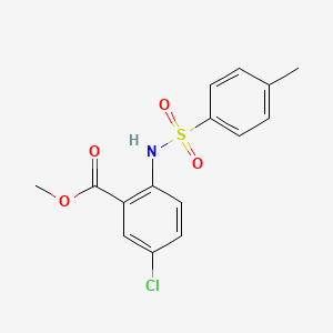 B1591836 5-Chloro-2-[[(4-methylphenyl)sulfonyl]amino]benzoic acid methyl ester CAS No. 247237-38-3