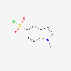 molecular formula C9H8ClNO2S B1591838 1-Methyl-1H-indole-5-sulfonyl chloride CAS No. 859850-75-2