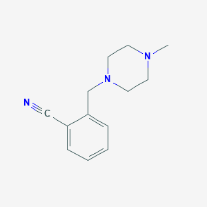 molecular formula C13H17N3 B1591839 2-((4-Methylpiperazin-1-yl)methyl)benzonitrile CAS No. 864069-00-1