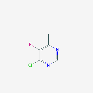 molecular formula C5H4ClFN2 B1591844 4-Chloro-5-fluoro-6-methylpyrimidine CAS No. 898044-55-8