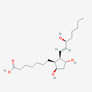 molecular formula C20H36O5 B159185 9beta,11alpha,15S-trihydroxy-(8beta)-prost-13E-en-1-oicacid CAS No. 26771-95-9