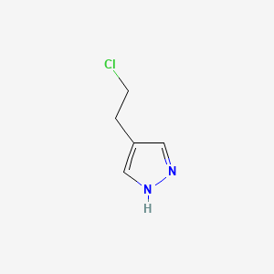 molecular formula C5H7ClN2 B1591850 4-(2-chloroethyl)-1H-pyrazole CAS No. 438475-37-7