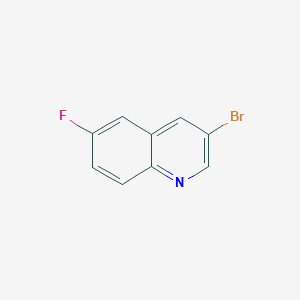molecular formula C9H5BrFN B1591856 3-溴-6-氟喹啉 CAS No. 205114-16-5