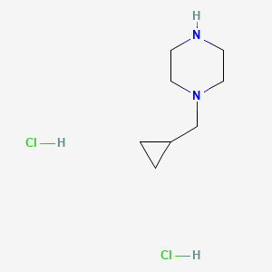 molecular formula C8H18Cl2N2 B1591857 1-(环丙基甲基)哌嗪二盐酸盐 CAS No. 373608-42-5