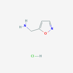 molecular formula C4H7ClN2O B1591859 异噁唑-5-基甲胺盐酸盐 CAS No. 440099-32-1