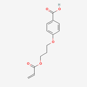 molecular formula C13H14O5 B1591863 4-[3-(丙烯酰氧基)丙氧基]苯甲酸 CAS No. 245349-46-6