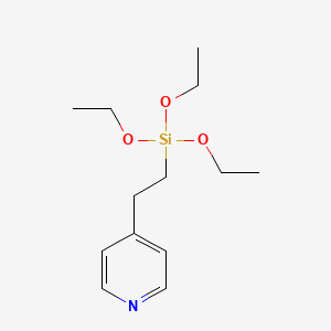 molecular formula C13H23NO3Si B1591866 吡啶，4-[2-(三乙氧基甲硅烷基)乙基]- CAS No. 98299-74-2