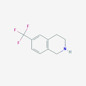molecular formula C10H10F3N B1591872 6-(Trifluoromethyl)-1,2,3,4-tetrahydroisoquinoline CAS No. 284027-37-8