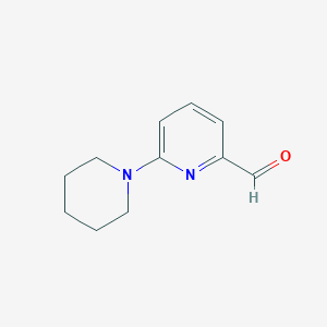 molecular formula C11H14N2O B1591878 6-(Piperidin-1-yl)picolinaldehyde CAS No. 859850-71-8