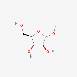 (2R,3S,4S)-2-(Hydroxymethyl)-5-methoxytetrahydrofuran-3,4-diol