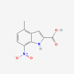molecular formula C10H8N2O4 B1591883 4-Methyl-7-nitro-1H-indole-2-carboxylic acid CAS No. 289483-79-0