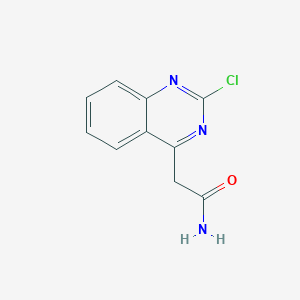 2-(2-Chloroquinazolin-4-yl)acetamide