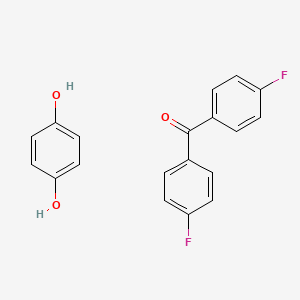 Benzene-1,4-diol;bis(4-fluorophenyl)methanone