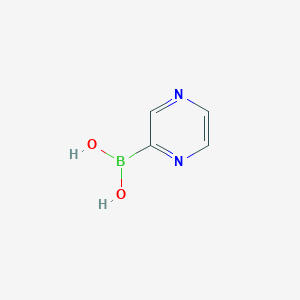 molecular formula C4H5BN2O2 B1591892 Pyrazin-2-ylboronic acid CAS No. 762263-64-9