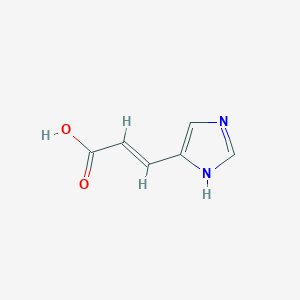 molecular formula C6H6N2O2 B159190 Urocanic acid CAS No. 3465-72-3