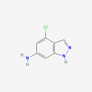 molecular formula C7H6ClN3 B1591905 4-Chloro-1H-indazol-6-amine CAS No. 221681-84-1